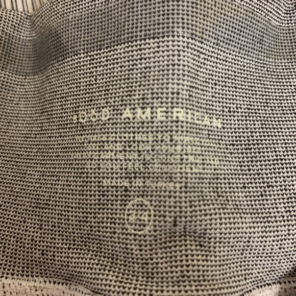 Good American leggings SZ 3/4 striped compression quick dry exercise lounge NWT - Picture 5 of 10